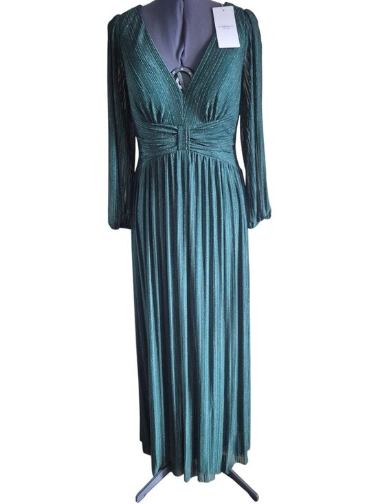 Ever Pretty Dresses & Skirts - Ever Pretty Green Sparkle Maxi Dress Size M